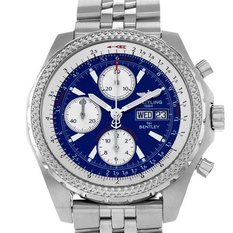 blue breitling bentley gt a13363|Pre.